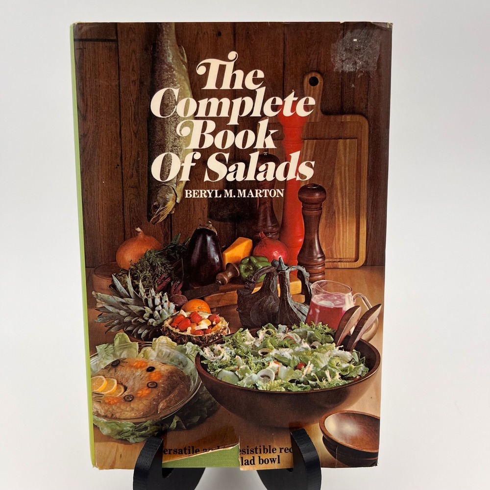 The Complete Book of Salads Beryl Marton 1969 Hardcover Vintage Cookbook Random